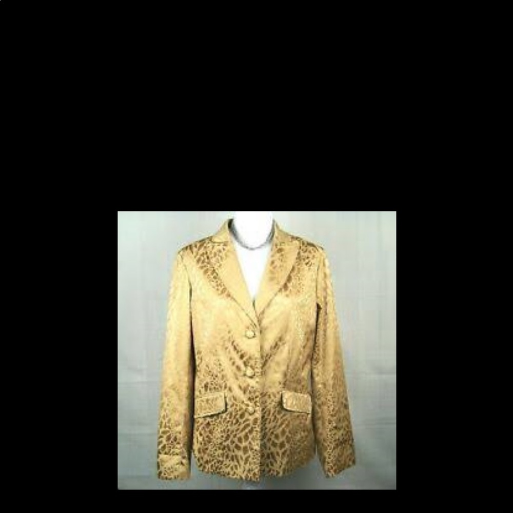 Jockey person to person Gold blazer